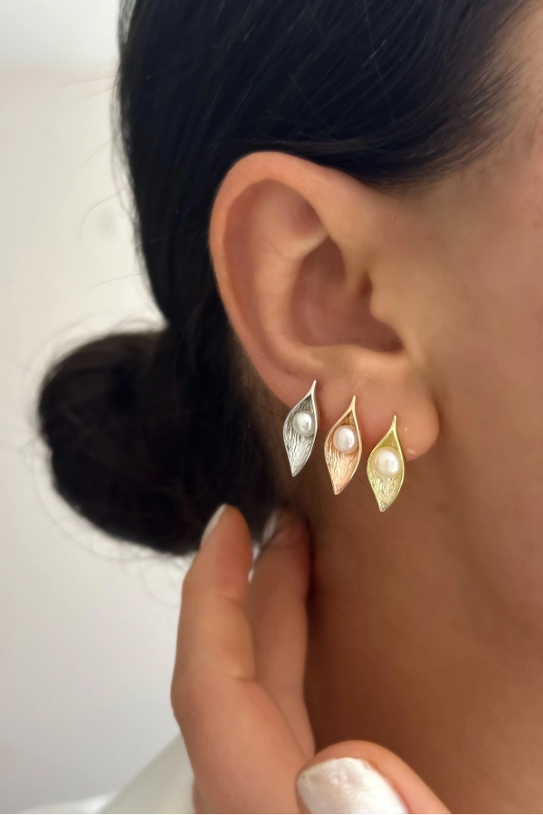 Tasarım İnci Küpe