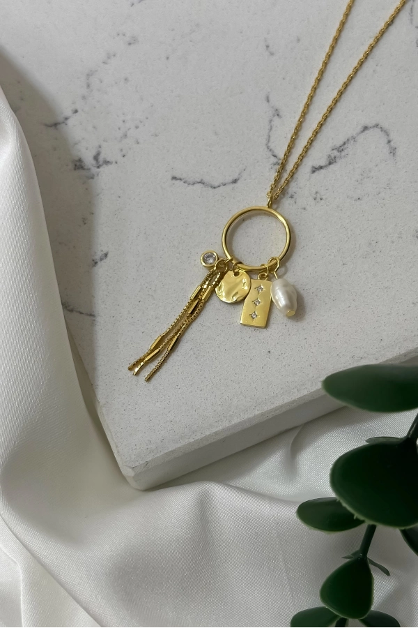 Tasarım İtalyan İnci Kolye