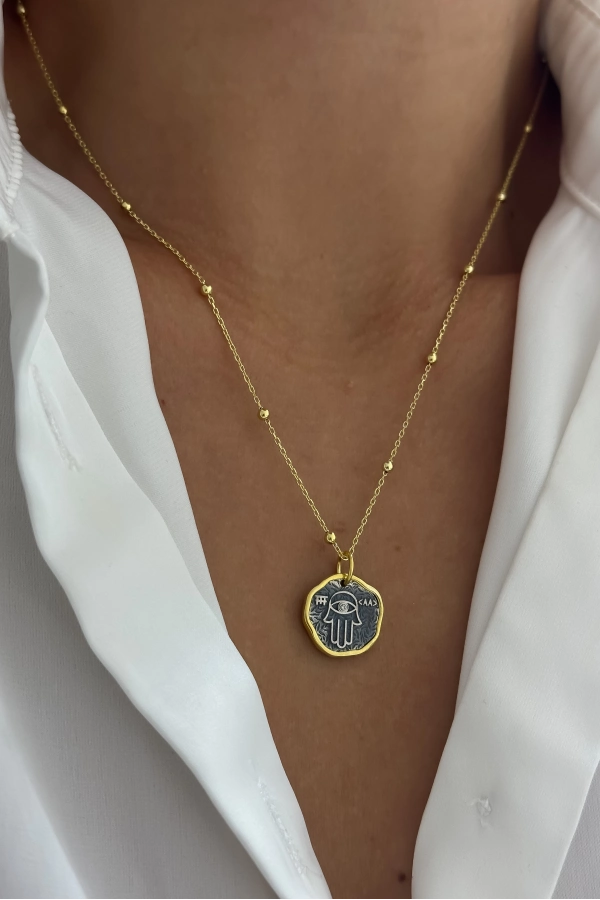 Tasarım Madalyon Kolyeler