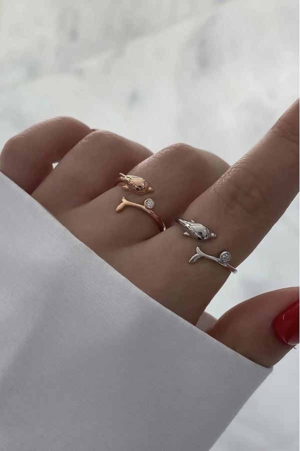 Taşlı Balık Yüzük