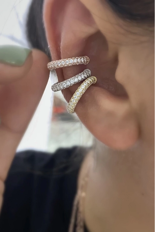 Taşlı Boru Halka Earcuf