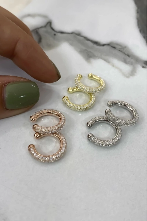 Taşlı Boru Halka Earcuf