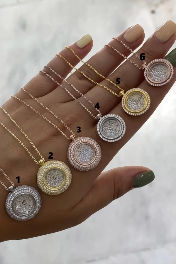 Taşlı Esma-ül Hüsna Kolye