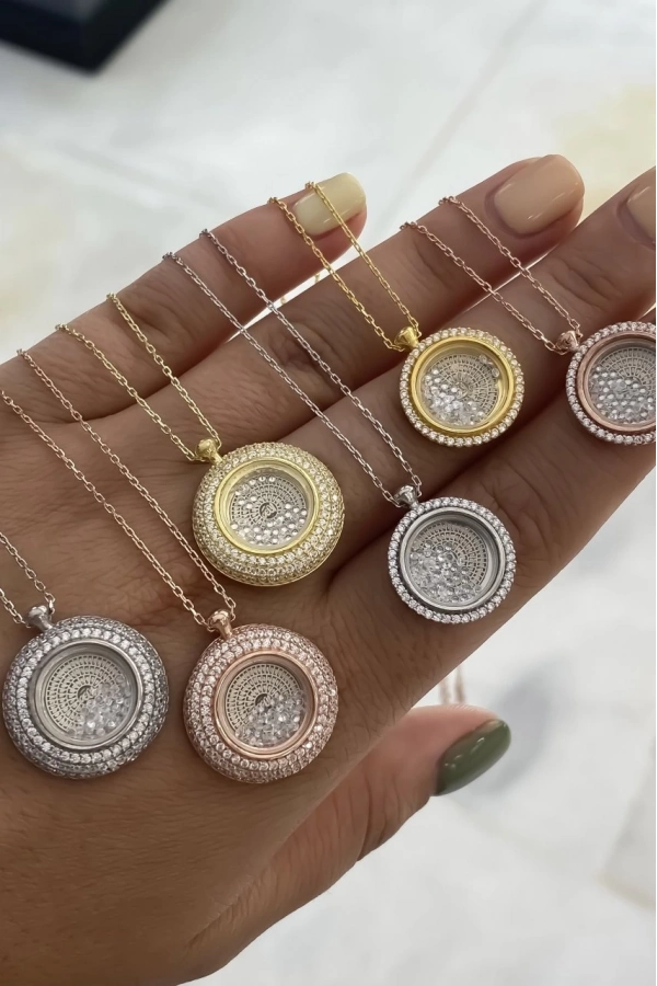 Taşlı Esma-ül Hüsna Kolye