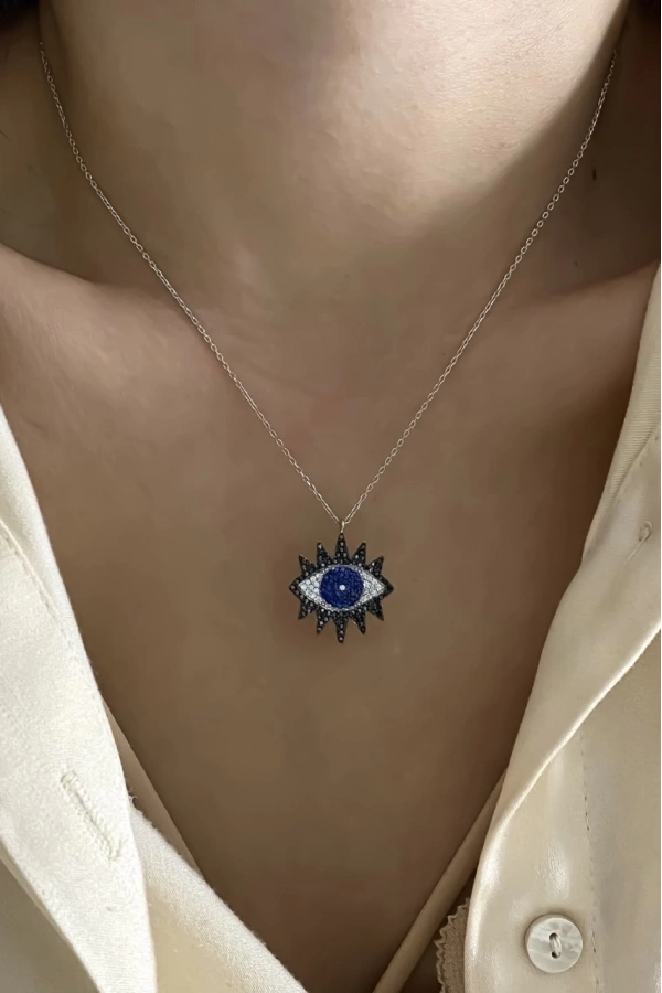 Taşlı Göz Kolye
