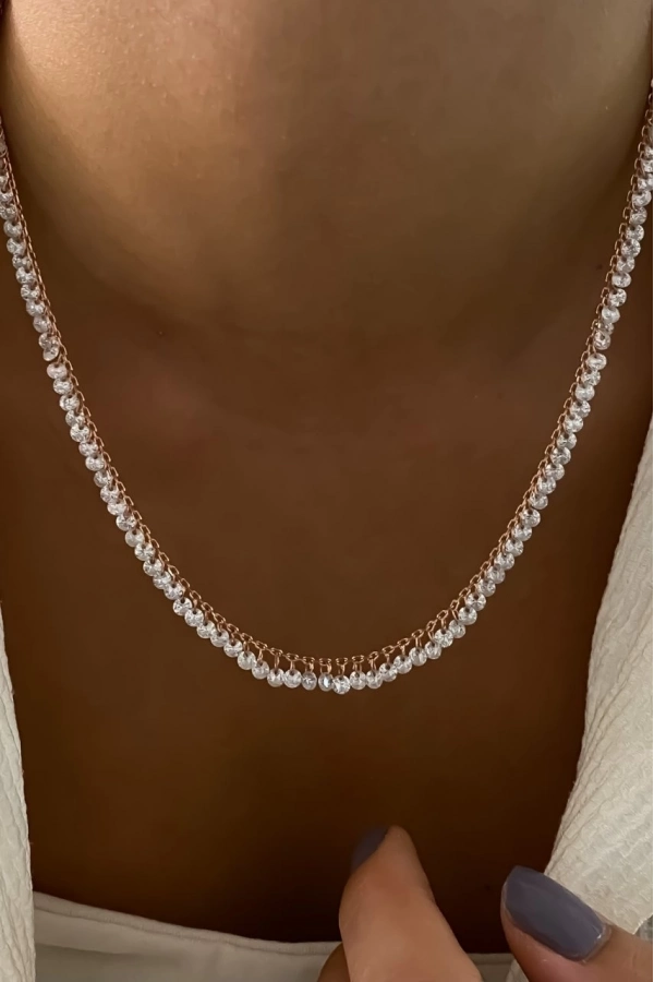 Taş Sallantılı Kolye