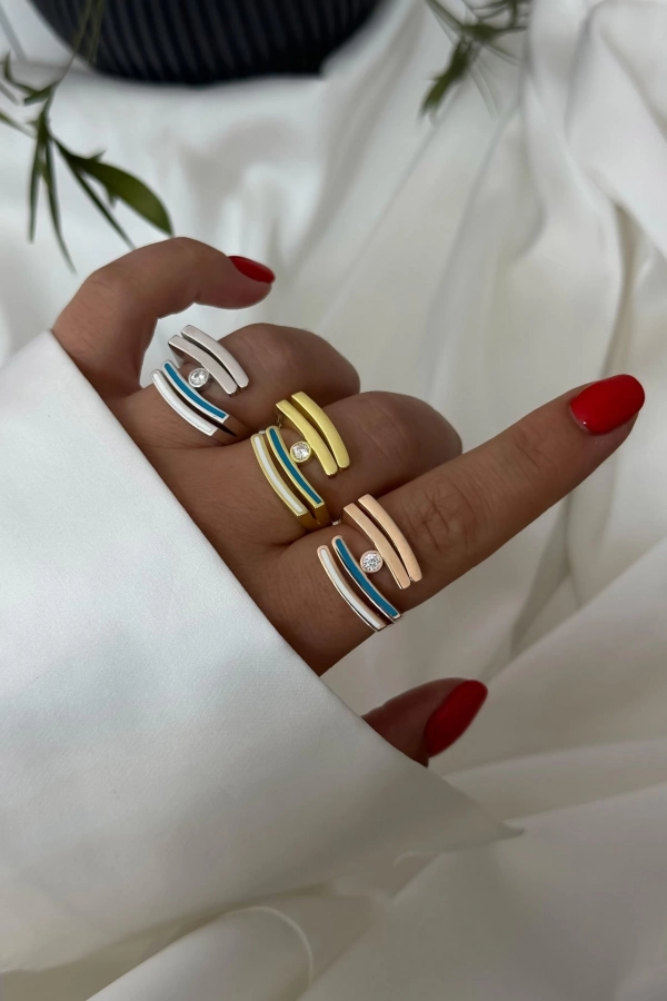 Taşlı Mineli yüzük