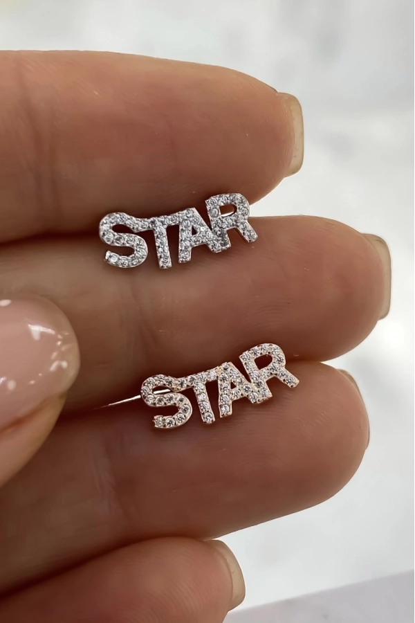 Taşlı Star Tragus Küpe