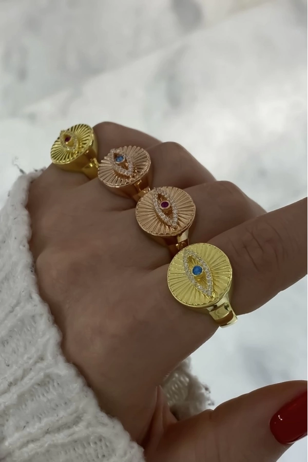 Vintage Göz Yüzük