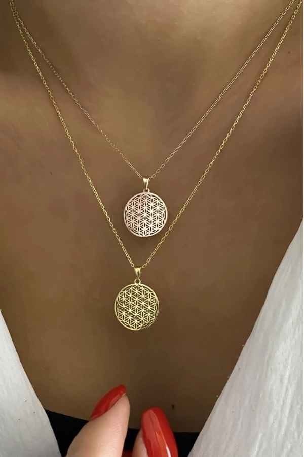 Yaşam Çiçeği Kolye 1.5 cm