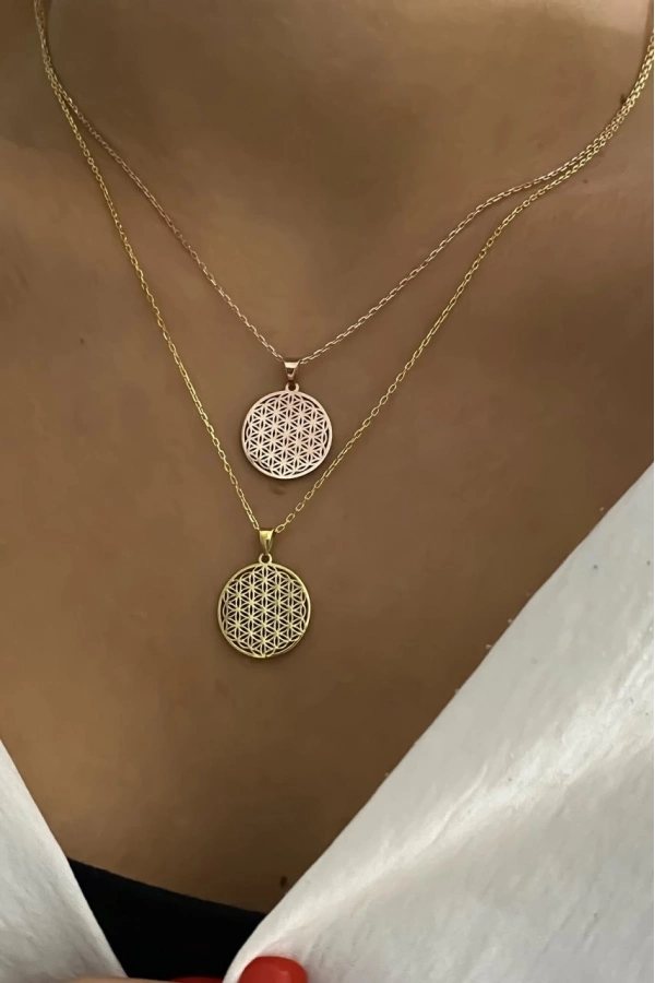 Yaşam Çiçeği Kolye 1.5 cm