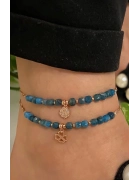 Apatit Taşlı Yonca Detaylı Halhal