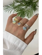 Balık Detaylı Gurmet Yüzük