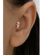 Balık Kılçığı Piercing Küpe