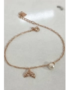 Balık Kuyruğu Ve İnci Detaylı Bileklik