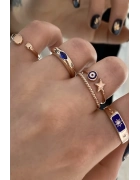 Bombeli Taşlı Yüzük