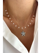 Damla Taş Detaylı Kolye