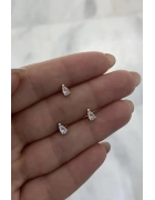 Damla Taşlı Piercing Küpe