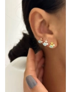 Deniz Kabuklu İstiridye Küpe