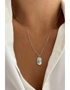 Dikdörtgen Kutup Yıldızı Kolye