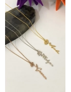 Doğum Çiçekli İsim Kolye