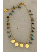 Firuze Taşlı Pullu Halhal