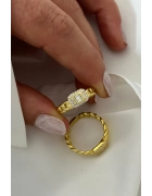 Gurbet Zincirli Baget Yüzük