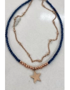 Hematit Taşlı Kendinden İkili Halhal