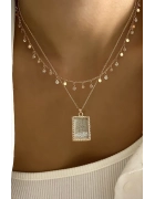 İçi Taşlı Esma-Ül Hüsna Kolye