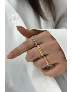 İki Sıra Top Yüzük