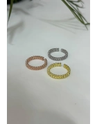 İki Sıra Top Yüzük