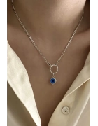 İnce Gurmet Zincirli Göz Kolye