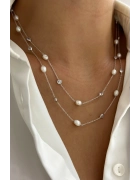 İnci Tiffany Kolye 90 cm