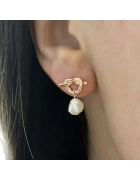 İncili Düğüm Küpe