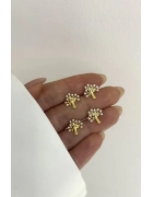 İncili Hayat Ağacı Küpe