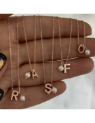 İncili Minimal Harf Kolye