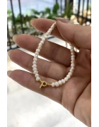 İncili Minimal Harf Kolye