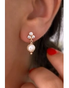 İncili Taşlı Küpe