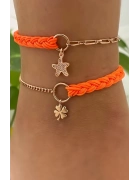 İp Ve Zincir Detaylı Halhal