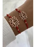 İpli Lotus Çiçeği Bileklik