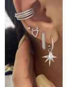 İthal Dört Sıra Taşlı Earcuff