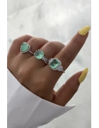 İthal Paraiba Taşlı Yüzük
