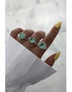 İthal Paraiba Taşlı Yüzük