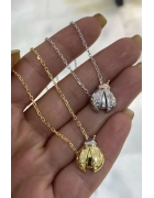 İthal Uğur Böceği Kolye