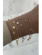 Kendinden 3lü Yonca Bileklik