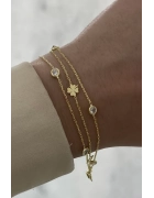 Kendinden 3lü Yonca Bileklik