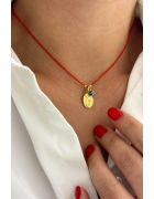 Kırmızı İp Şans Kolyesi