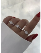 Küçük Kare Taşlı Yüzük