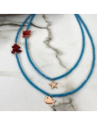 Kum Turkuaz Figür Kolye