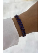 Lacivert Taşlı Gurmet Bileklik